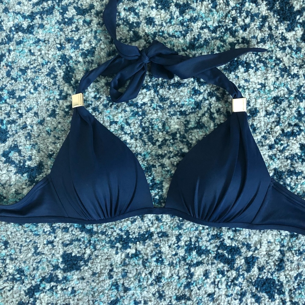 victoria’s secret navy bikini top